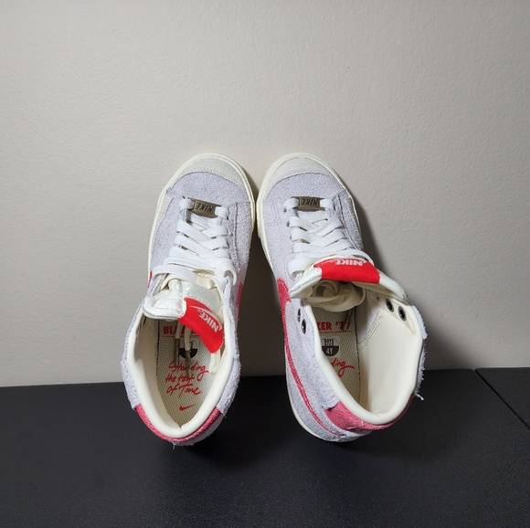 Nike Blazer Mid '77(GS) Premium Shoes Sail Coconut DO7226-100 Youth Size 4Y - Picture 8 of 11